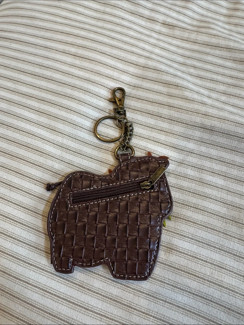 Chala cow keychain bag charm coin purse